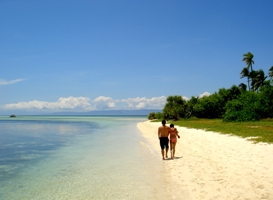 couple on beach